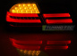 Preview: LED Lightbar Design Rückleuchten für BMW 3er E92 Coupe 06-10 rot/klar LCI Optik